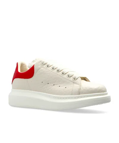 Alexander Mcqueen Lace-up Platform Sneakers In White