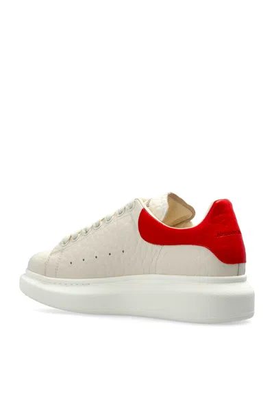 Alexander Mcqueen Lace-up Platform Sneakers In White