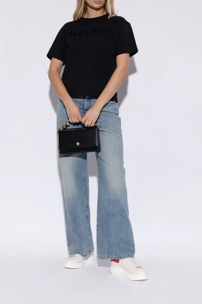 Alexander Mcqueen Lace-up Platform Sneakers In White