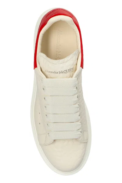 Alexander Mcqueen Lace-up Platform Sneakers In White