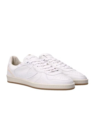 Philippe Model Pgal Perforated Panel Trainers In White