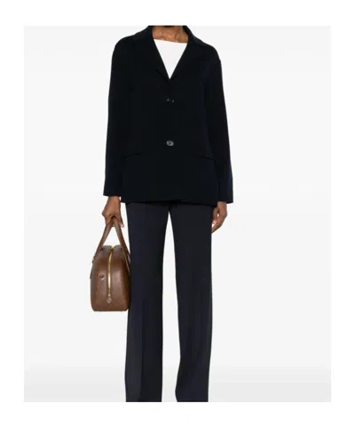 Max Mara Melfi Single-breasted Blazer In Black
