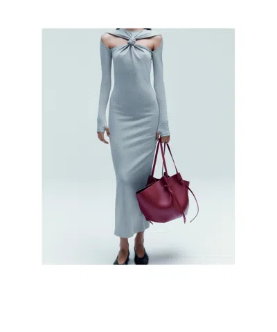 Yuzefi Large Mochi Shoulder Bag In Red