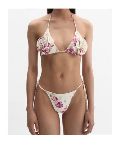 Magda Butrym String Tie Swim Bottoms In White