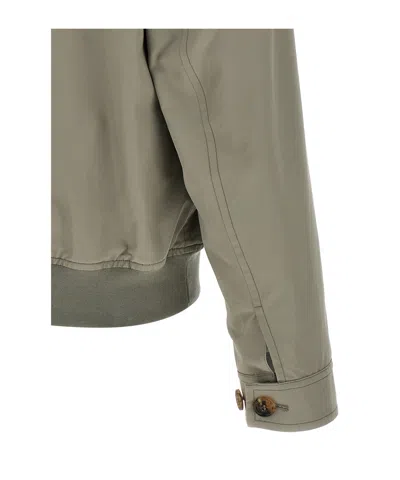 Brunello Cucinelli Long-sleeved Casual Jacket In Green