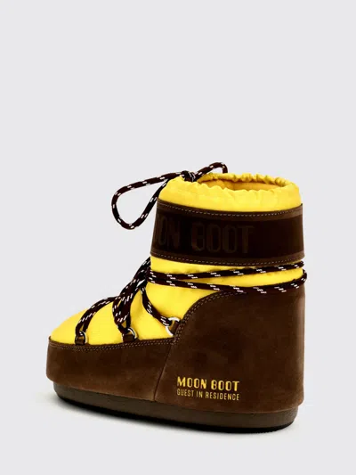Moon Boot X Guest In Residence Icon Low Nylon In Brown