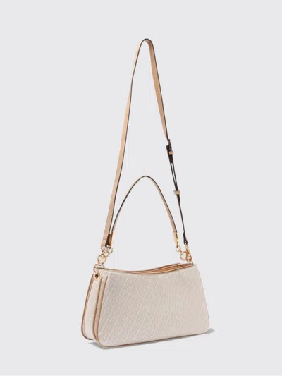 Liu •jo Monogram Small Shoulder Bag In Neutral