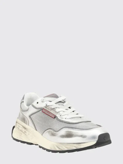 Dsquared2 Multicolor Sneakers With Textured Upper In Multi