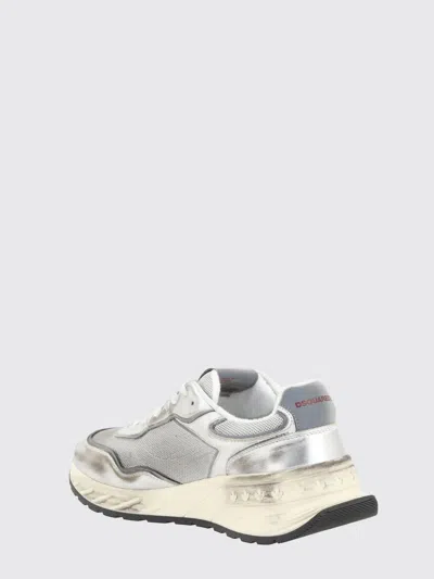 Dsquared2 Multicolor Sneakers With Textured Upper In Multi