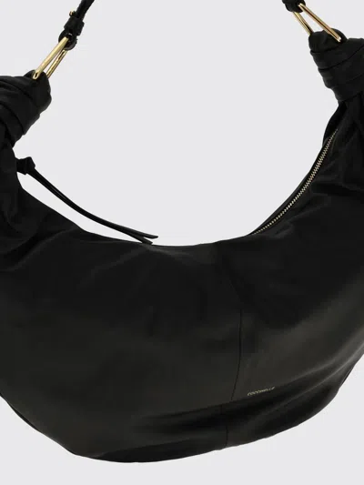 Coccinelle Furoshiki Shoulder Bag Adjustable Strap In Black