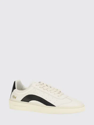 Dsquared2 Dsquared Men Two-tone Leather Rider Sneakers In Multi