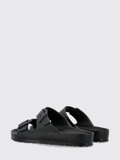 Birkenstock Arizona Essentials Womens Slip On Waterproof Footbed Sandals In Black