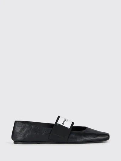 Givenchy Sliced Square Elastic-strap Ballet Flats In Multi