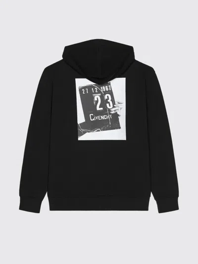 Givenchy Hooded Sweatshirt In Black