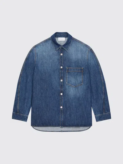 Givenchy Denim Overshirt In Blue