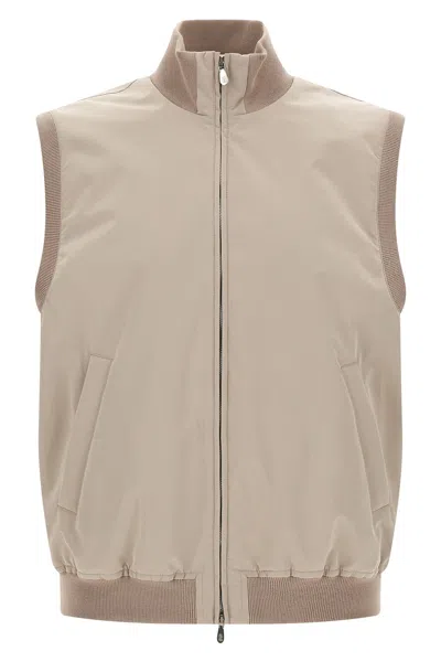 Brunello Cucinelli Thermore Padded Vest In Neutral