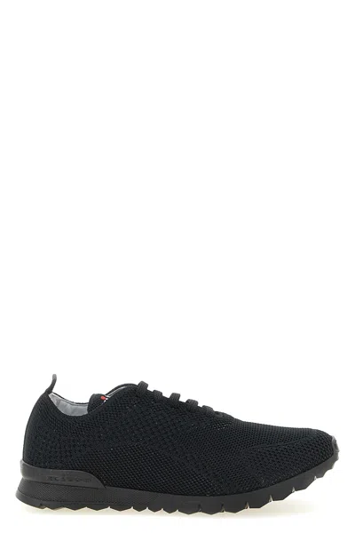 Kiton Fitb Mesh Sneakers Rubber Sole Pull Tab In Multi