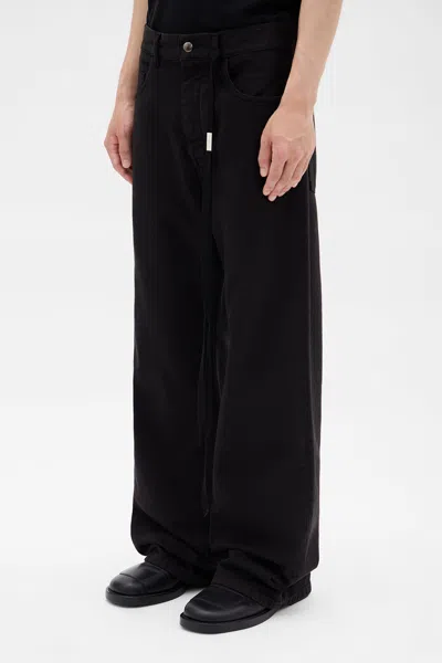 Ann Demeulemeester Modest 5 Pockets Relaxed Flared Trousers In Multi
