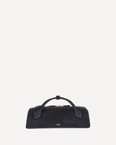 Alaïa Womens Noir Le Teckel Small Leather Shoulder Bag In Black