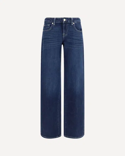 7for Low Straight Jeans In Blue