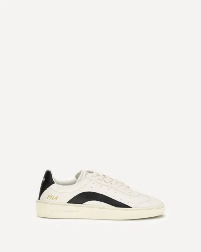 Dsquared2 Dsquared Men Two-tone Leather Rider Sneakers In White