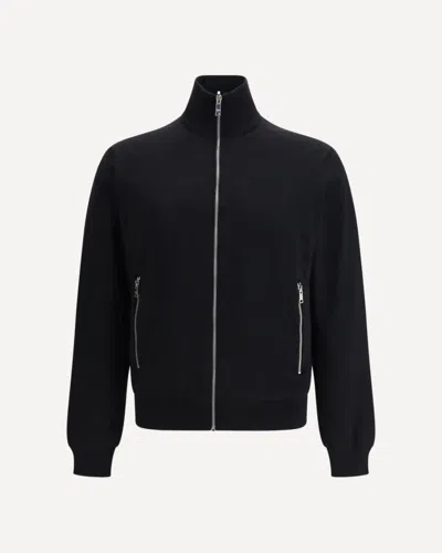 Prada Reversible Virgin Wool And Re-nylon Jacket In Black