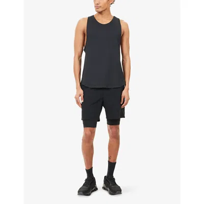 Lululemon Fast And Free Classic-fit Singlet Breathe Tank In Black