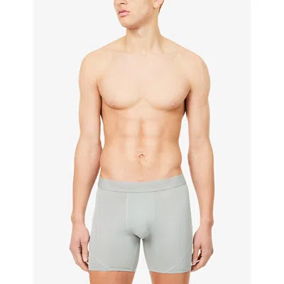 Savage X Fenty X Fenty Mens Deep Grey Shadow Fit Jersey Boxer Briefs Xxl In Gray