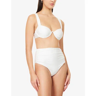 Simkhai Anniston Bikini Top In White