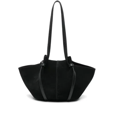 Yuzefi Mochi Leather Tote Bag In Black