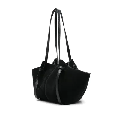 Yuzefi Mochi Leather Tote Bag In Black