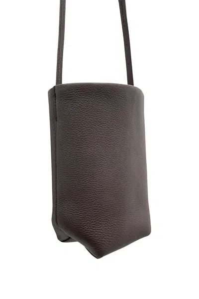 The Row N/s Park Crossbody Bag In Brown