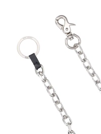 Our Legacy Ladon Keychain In Silver