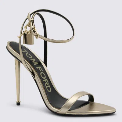 Tom Ford Sandals Brown In Gold