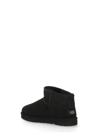 Ugg Classic Ultra Mini Ankle Boots In Black