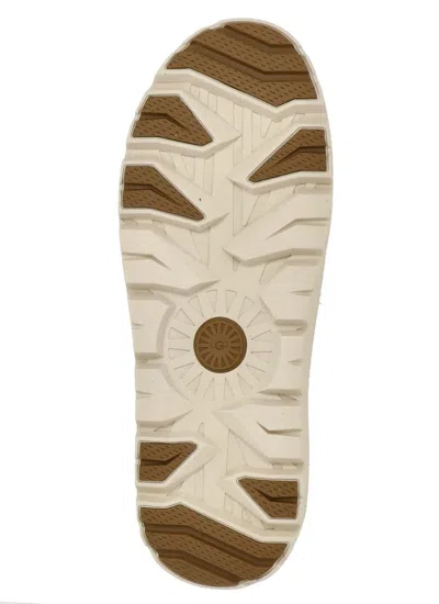 Ugg Biscuit Suede And Rubber Tasman Weather Hybrid Slip Ons In Brown