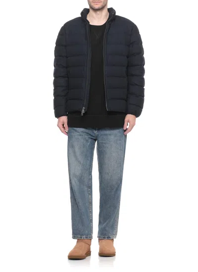 Ugg Classic Mini Brown Ankle Boots With Logo Patch On The Rear And Shearling Lining In Suede Man In Brown