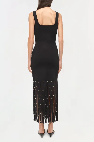 Simkhai Romelia Knit Midi Dress In Black In Black