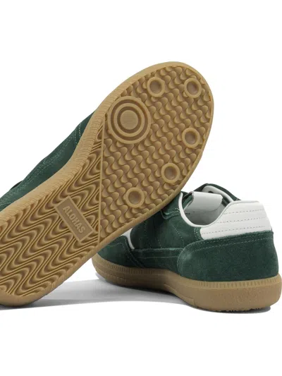 Alohas Tb.490 Suede Low-top Sneakers In Rife Forest Green