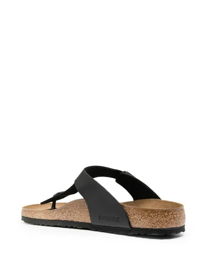 Birkenstock Woman Thong Sandal Charcoal Size 6 Synthetisches Material In Multi