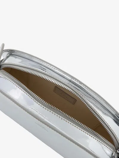 A.p.c. A. P.c. Sac Demi Lune Shoulder Bag Rab Silver