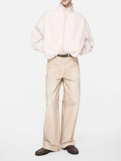 Acne Studios Logo Jacket In Neutral