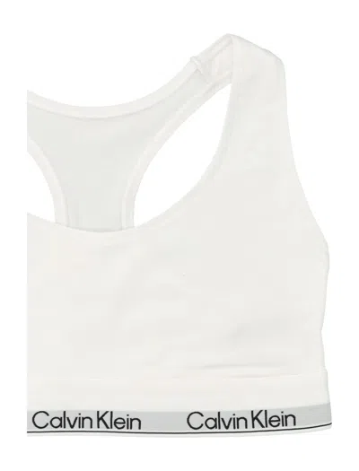 Calvin Klein Icon Cotton Modal Unlined Bralette In White