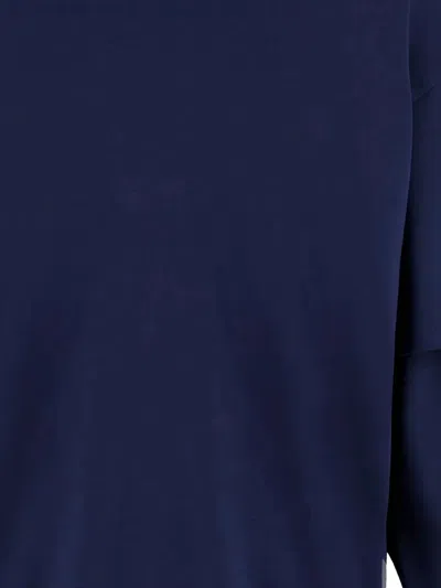 Darkpark Wool Sweatshirt With Double Layer In Blue