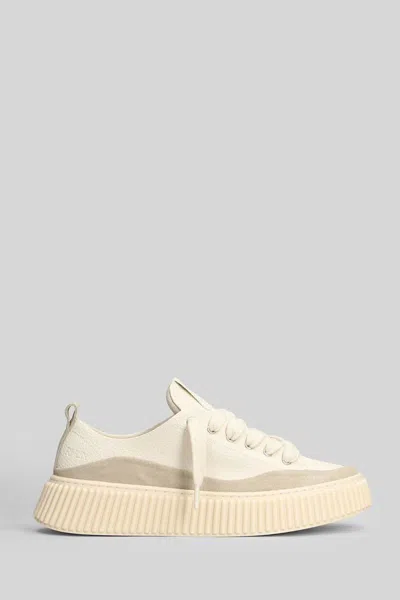 Rhun Leather Mix Sneakers In Multi