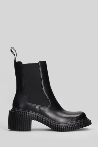 Camper Pix London High Heels Ankle Boots In Black