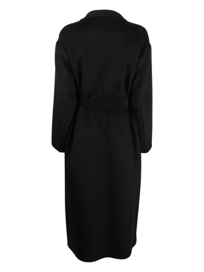 Filippa K Alexa Wool-cashmere Blend Long Coat In Blau