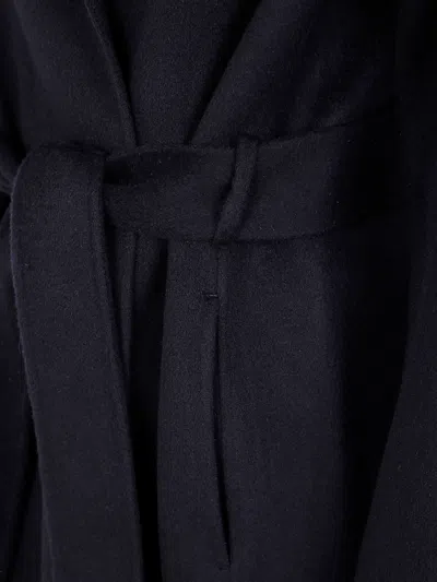 Filippa K Alexa Wool-cashmere Blend Long Coat In Blau