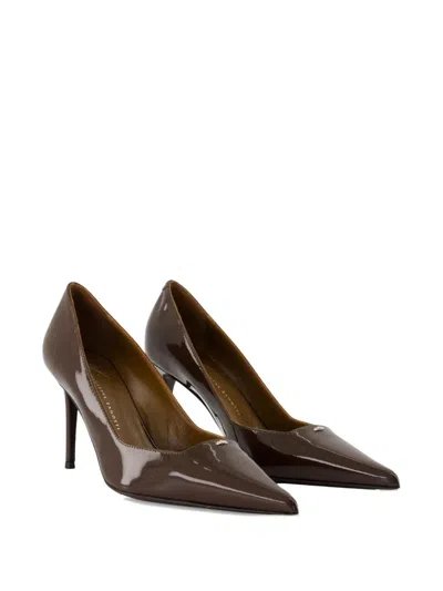 Giuseppe Zanotti 105mm Raquel Pointed-toe Pumps In Brown