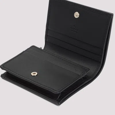 Gucci Gg Supreme Fabric And Leather Horsebit 1955 Wallet In Orange